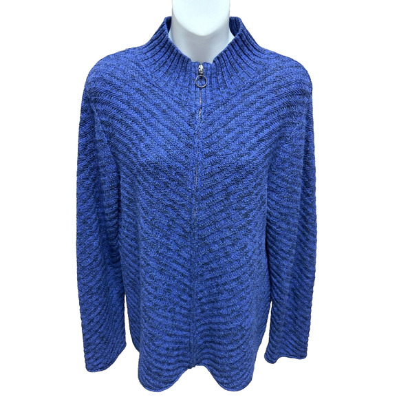 Nomadic Traders Womens Sweater Size XL 1/2 Zip Pullover Large Long Sleeve Ramie - Picture 1 of 12